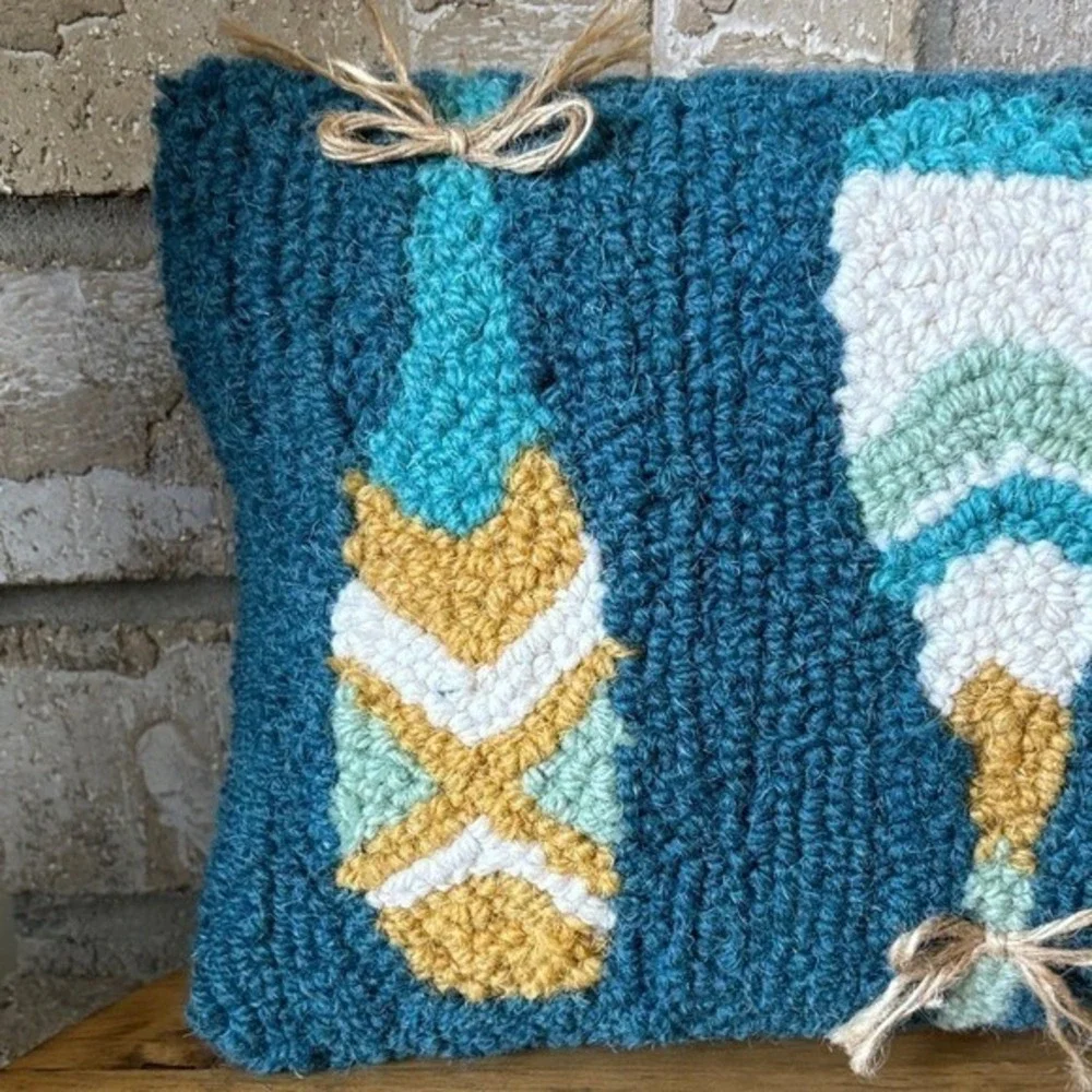 Colored Paddles Oars Hook Accent Throw Pillow‎ Textured Pillow Removable 9